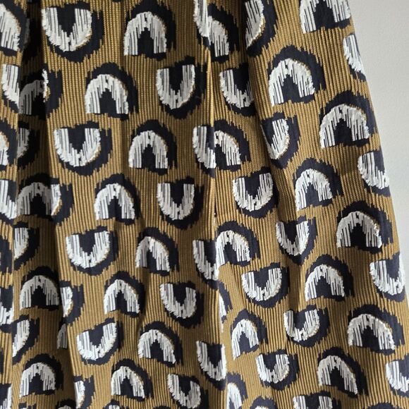 Per Una M&S Midi Brown Mix Print Skirt Women's Size UK  8 US 4 - Picture 3 of 7